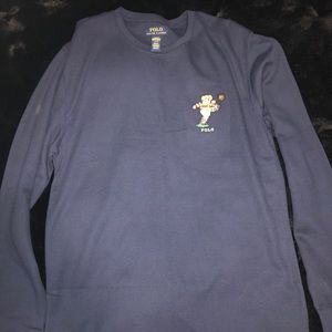 Navy Blue Polo Bear(Soccer) Thermal